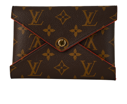 Louis Vuitton Medium Kirigami Pochette, £310, Accessories, Brown, Canvas, Front view